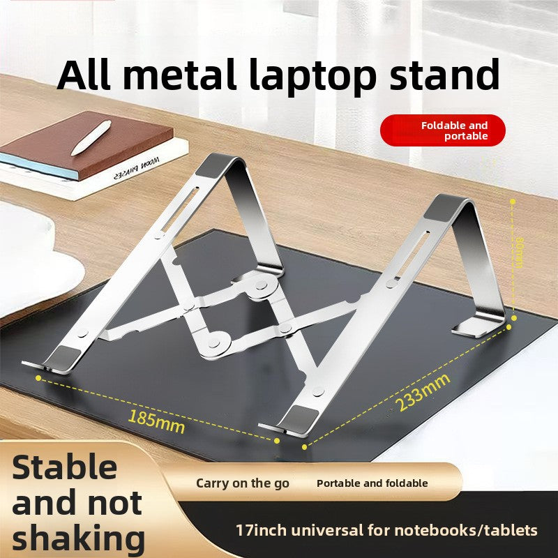 Soporte de aluminio para portátil | Soporte ajustable y plegable para notebook