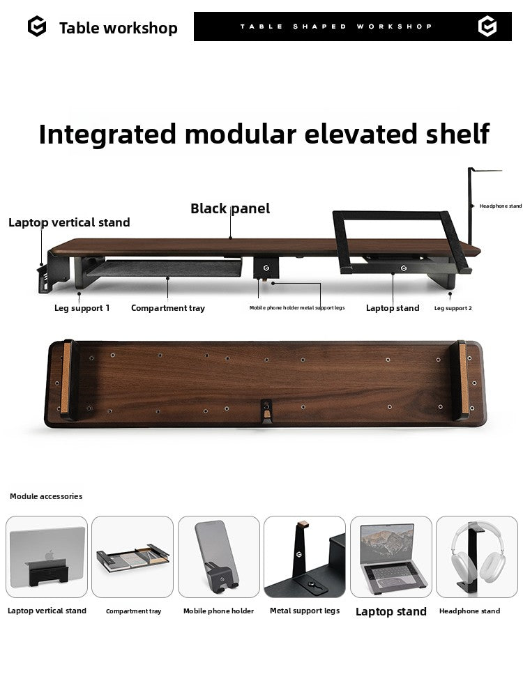 Modular Desk Organizer with Storage Drawers
