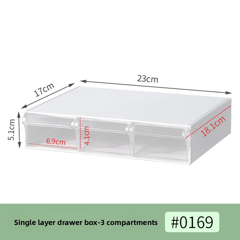 Organizador modular de cajones de escritorio | Caja organizadora de escritorio apilable
