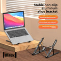 Soporte de aluminio para portátil | Soporte ajustable y plegable para notebook
