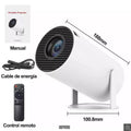 Mini proyector inteligente HY300 Pro WiFi Bluetooth Android TV Compatible con 4K Cine en casa portátil