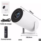 Mini proyector inteligente HY300 Pro WiFi Bluetooth Android TV Compatible con 4K Cine en casa portátil