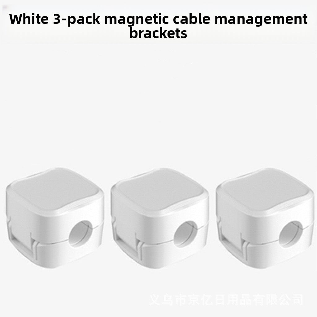 Organizador de Cables Magnético | Clips para la Gestión de Cables de Escritorio