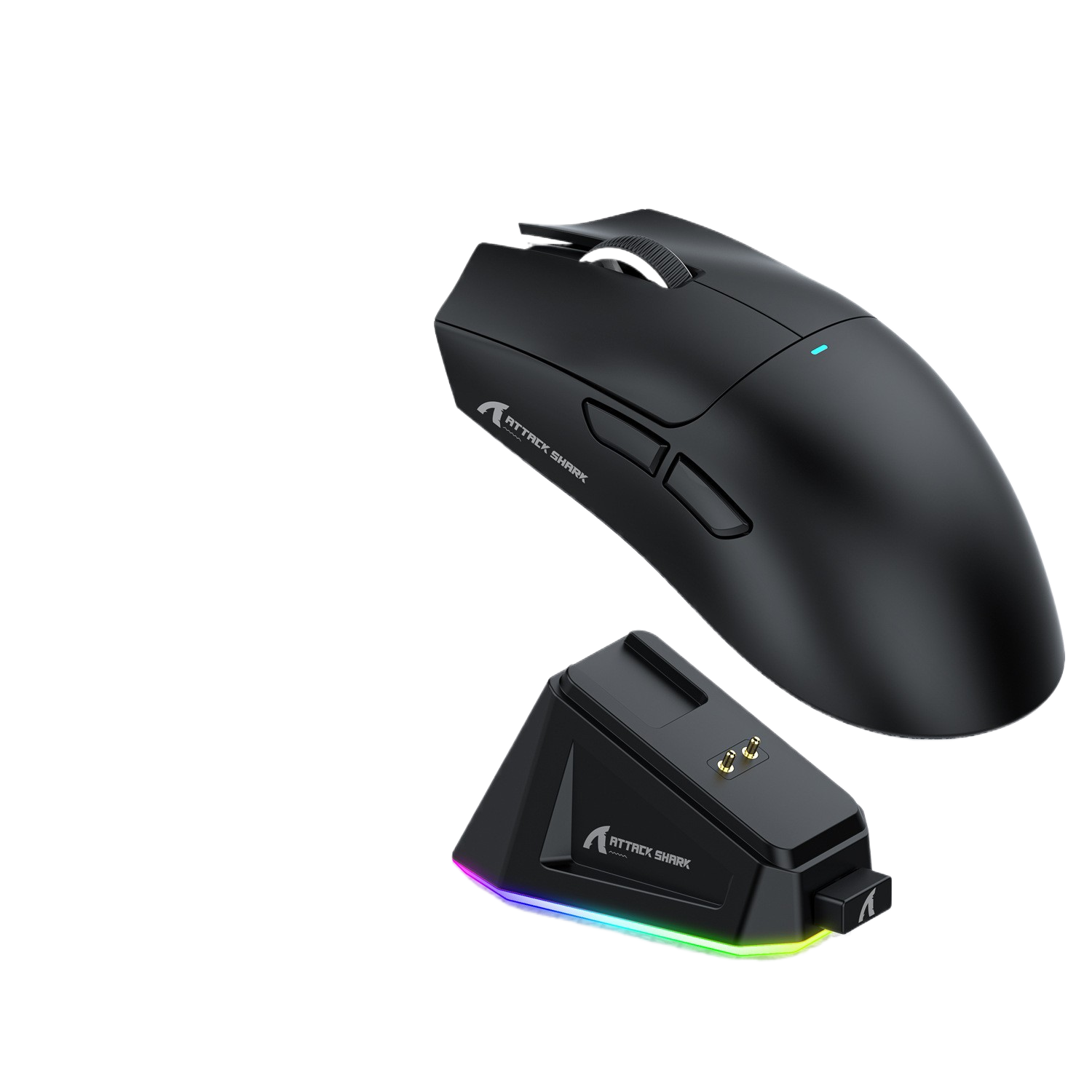 Ratón inalámbrico Attack Shark X11 para gaming | Ratón RGB ligero trimodo