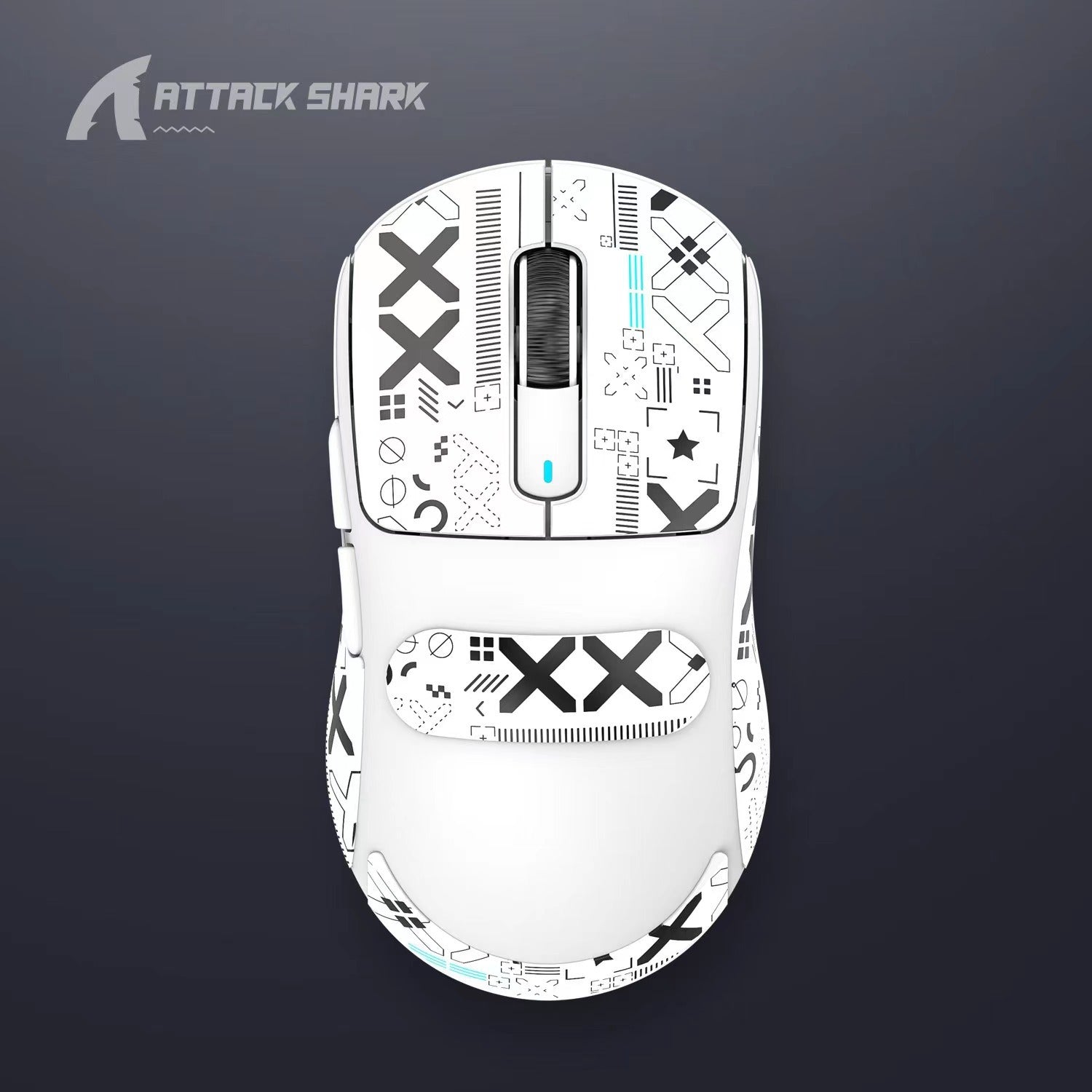 Ratón inalámbrico para juegos Attack Shark X3 | Ratón RGB ligero de tres modos
