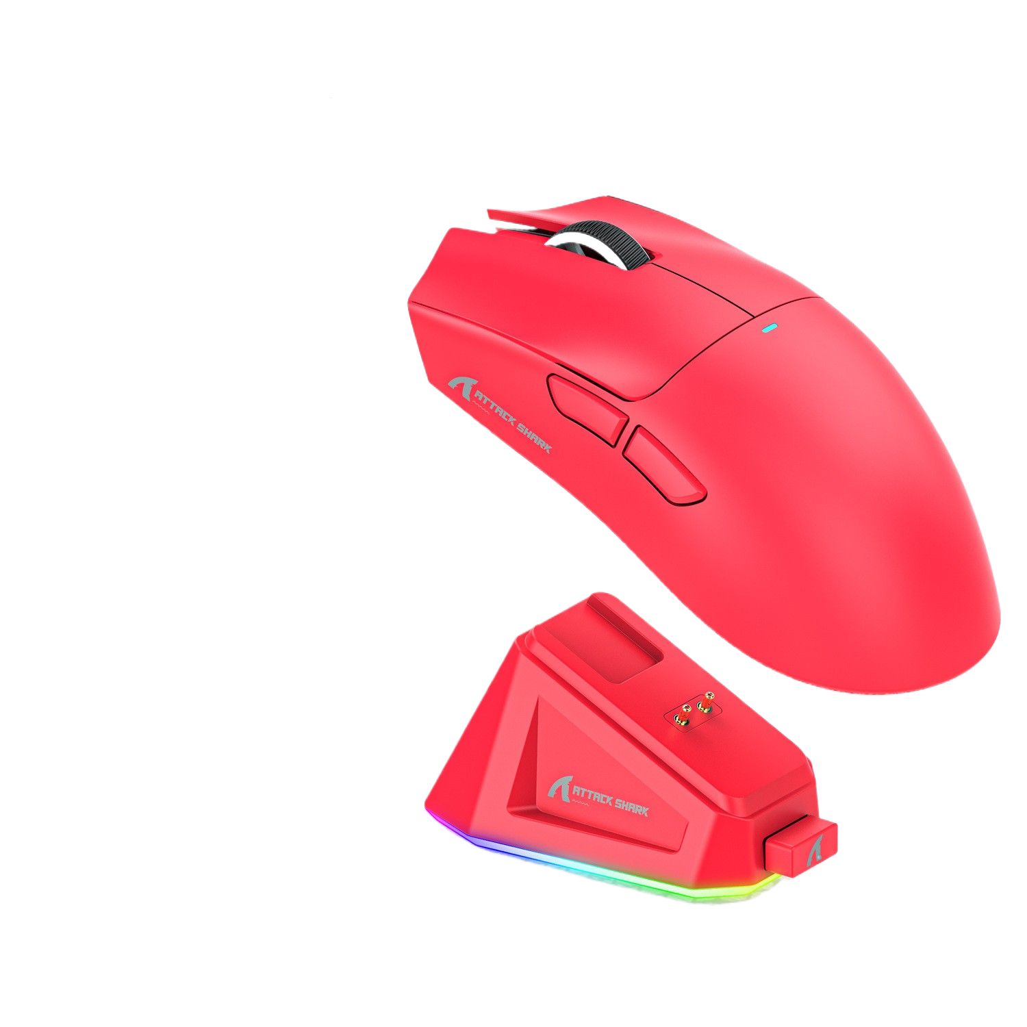 Ratón inalámbrico Attack Shark X11 para gaming | Ratón RGB ligero trimodo