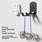 Soporte plegable para auriculares bajo el escritorio | Colgador de auriculares con abrazadera