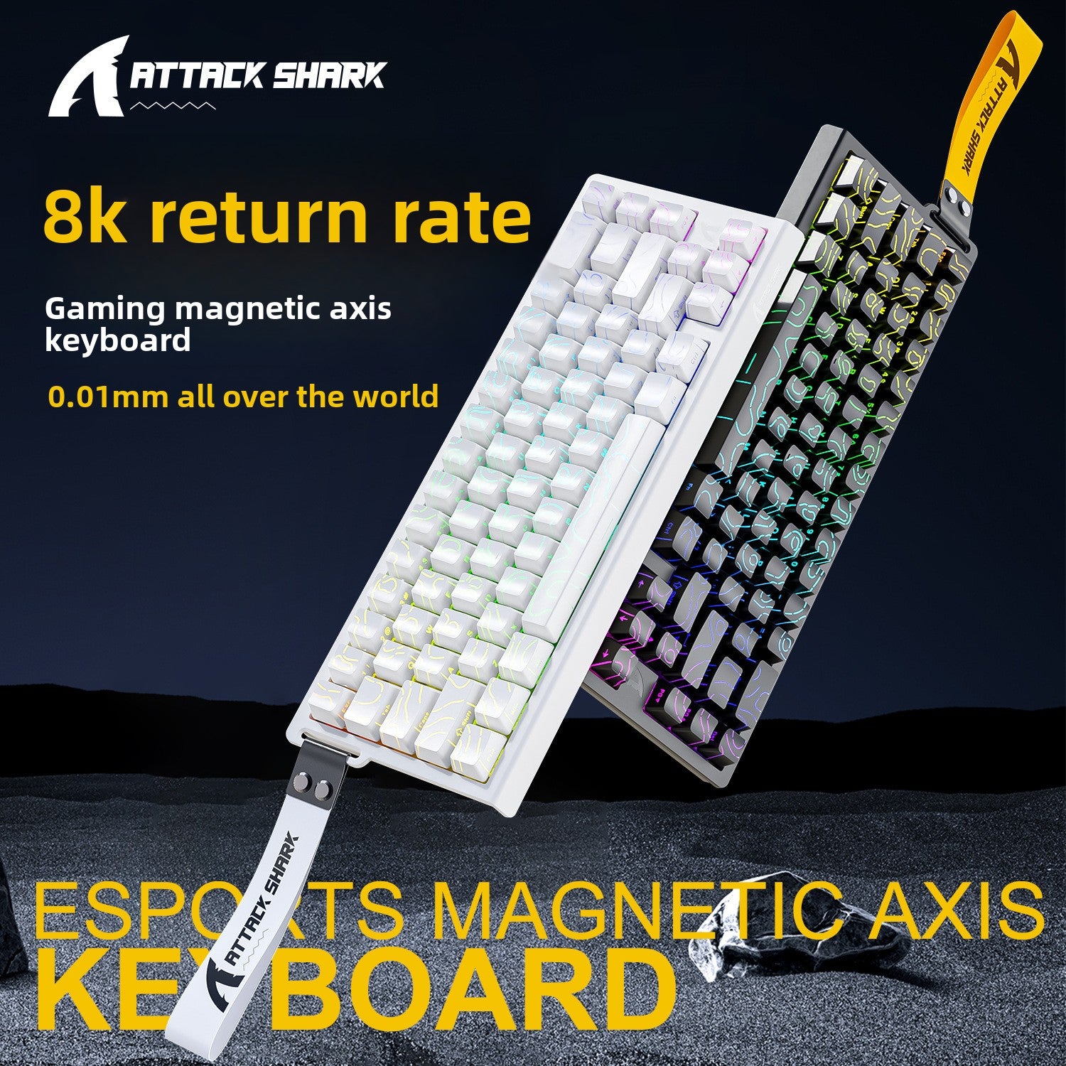Teclado Gaming RGB de Eje Magnético | Teclado Mecánico con Sensor Hall