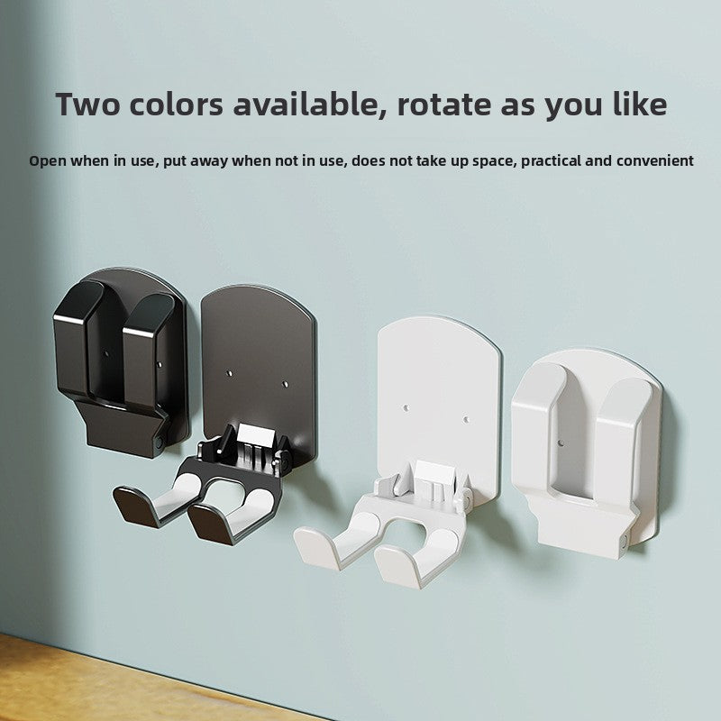 Soporte plegable para auriculares bajo el escritorio | Colgador de auriculares con abrazadera
