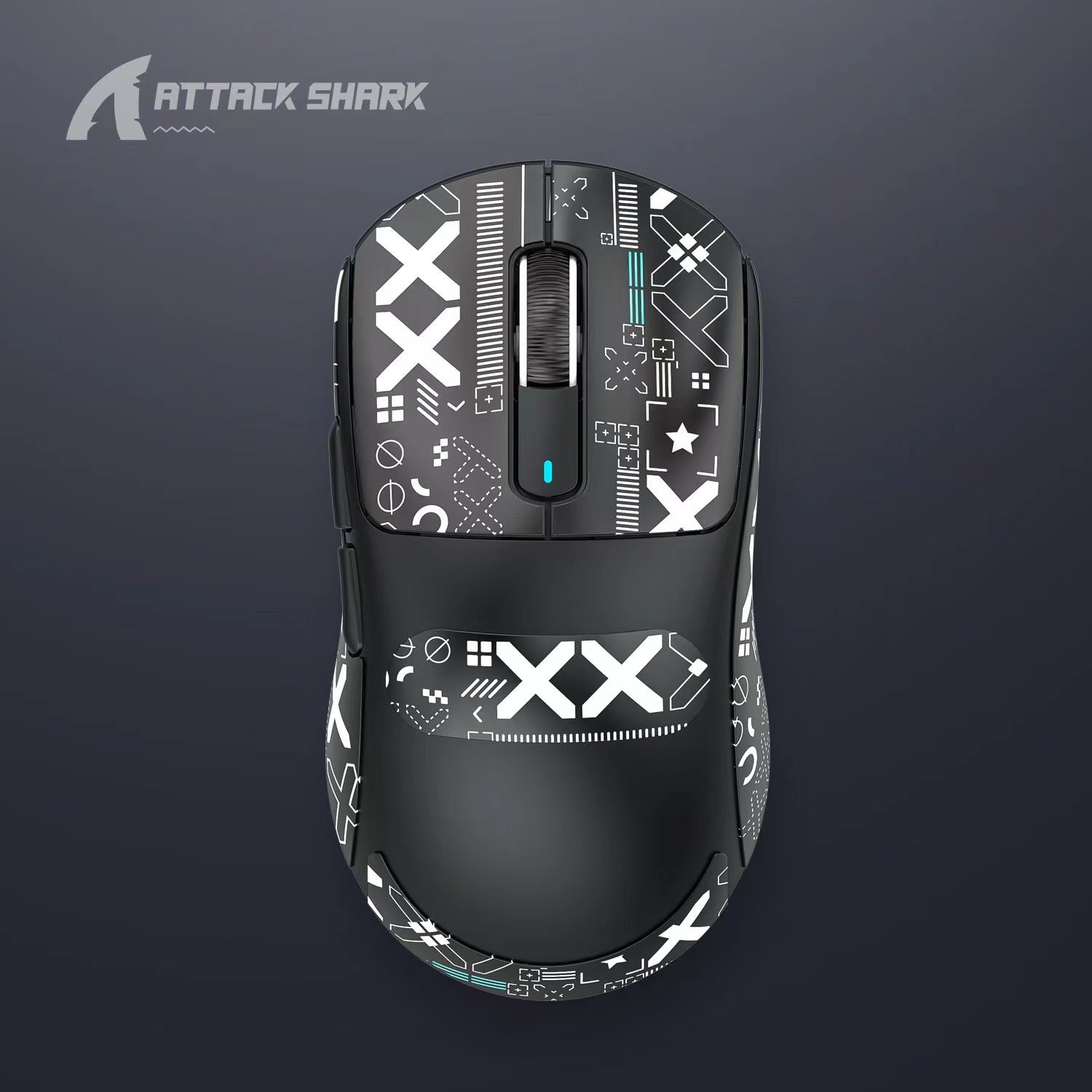 Ratón inalámbrico para juegos Attack Shark X3 | Ratón RGB ligero de tres modos