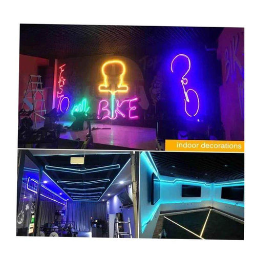 Tira de luces LED de neón de silicona flexible de 5M | 600 LED RGB para iluminación ambiental