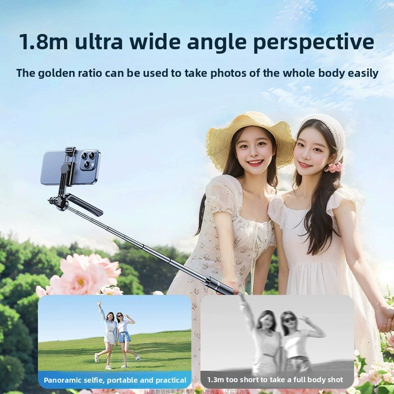 Palo selfi con Bluetooth | Trípode extensible con control remoto inalámbrico