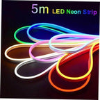 Tira de luces LED de neón de silicona flexible de 5M | 600 LED RGB para iluminación ambiental