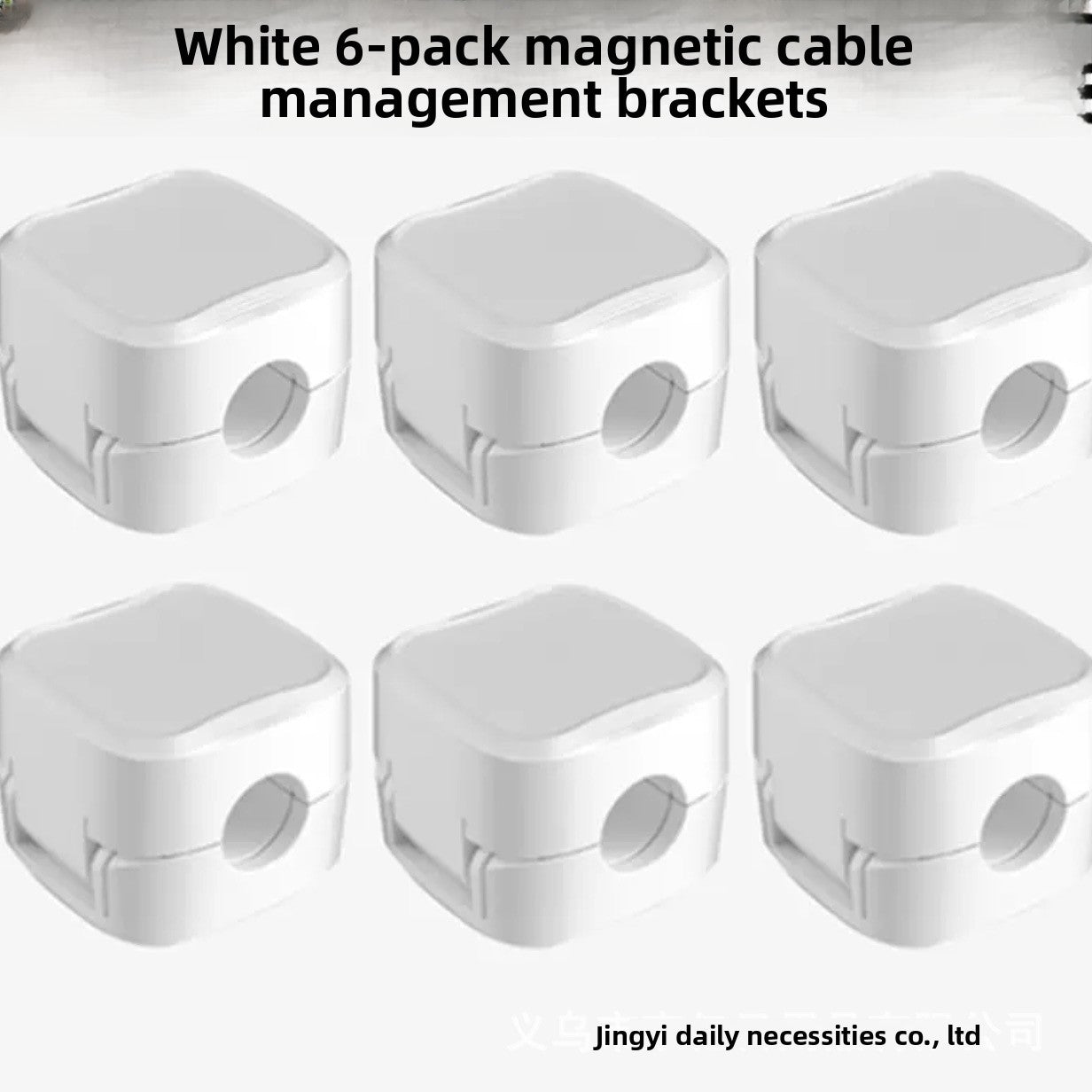 Organizador de Cables Magnético | Clips para la Gestión de Cables de Escritorio