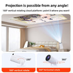 Mini proyector inteligente HY300 Pro WiFi Bluetooth Android TV Compatible con 4K Cine en casa portátil
