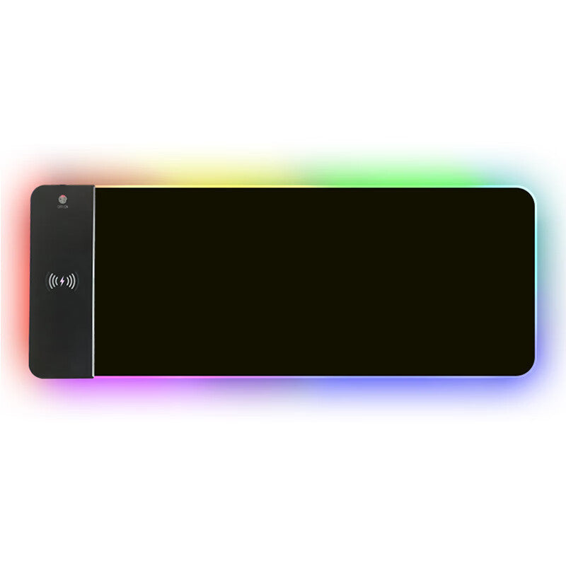Alfombrilla de ratón XL RGB para juegos | Alfombrilla de escritorio LED grande para teclado y ratón