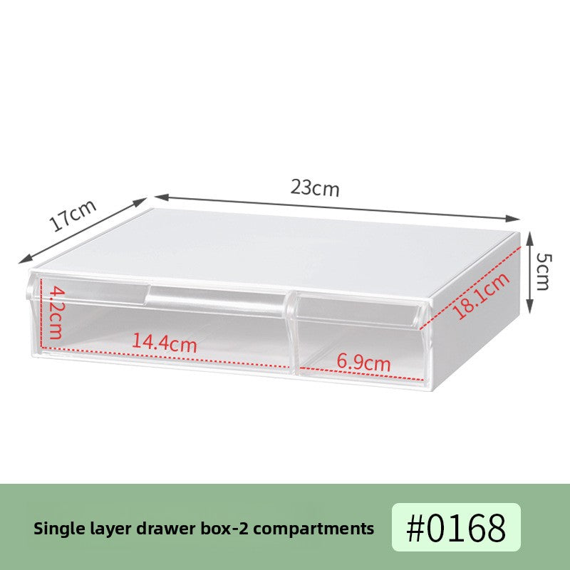 Organizador modular de cajones de escritorio | Caja organizadora de escritorio apilable