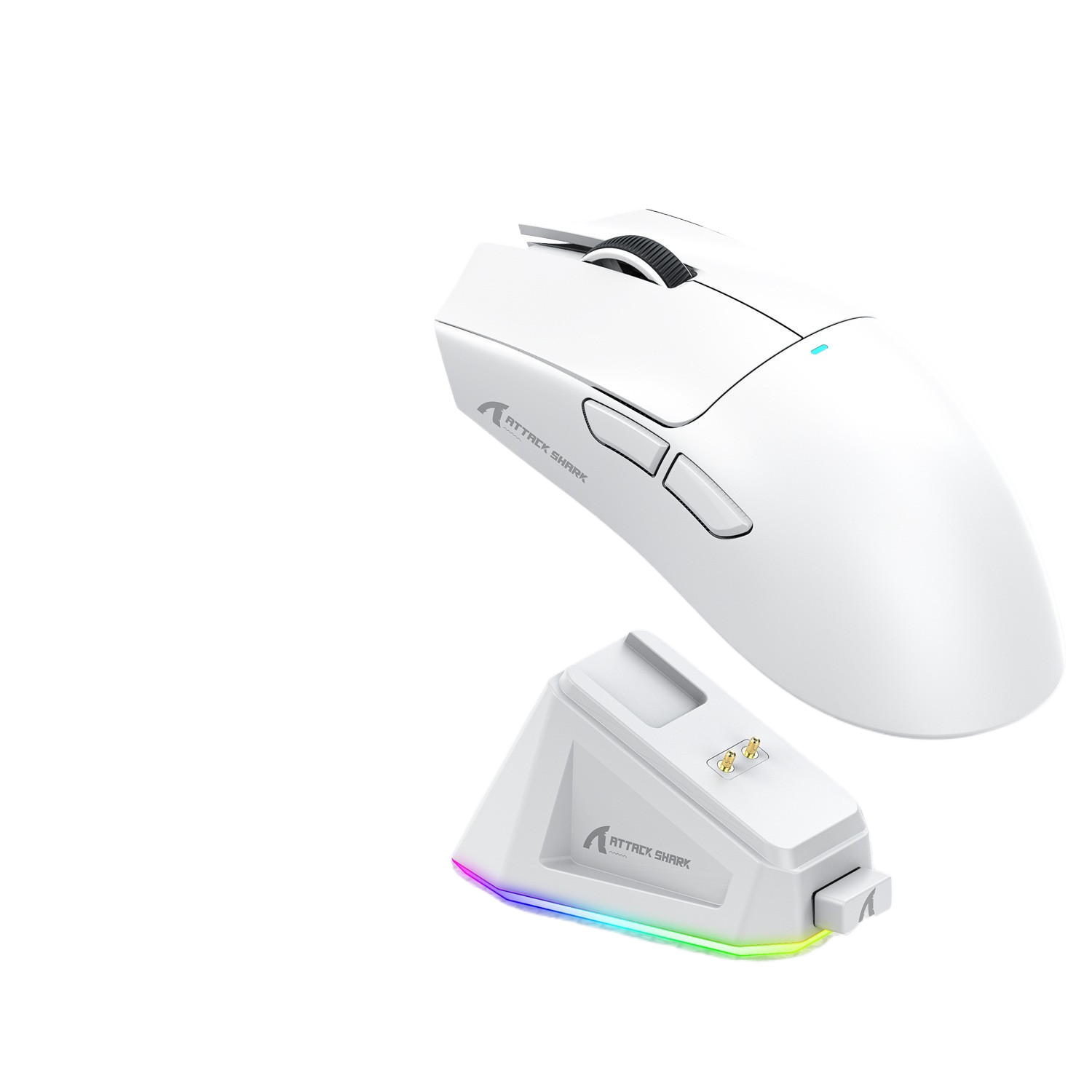 Ratón inalámbrico Attack Shark X11 para gaming | Ratón RGB ligero trimodo