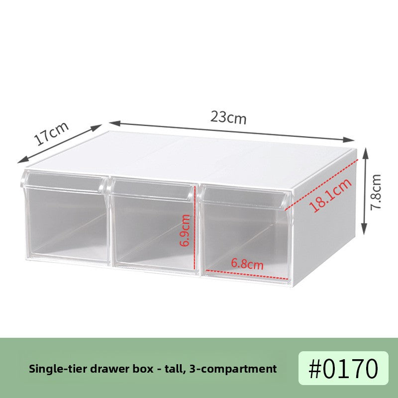 Organizador modular de cajones de escritorio | Caja organizadora de escritorio apilable